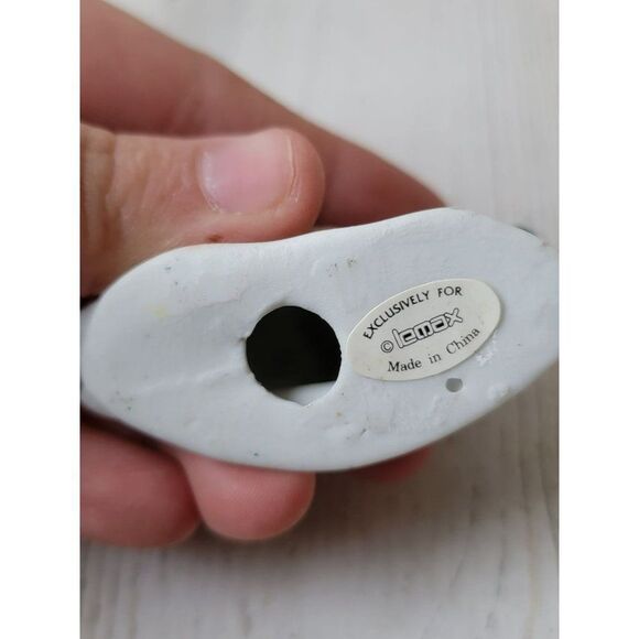 Lemax kid snow sledding cat sleigh Village accessory Xmas decor - Picture 5 of 5